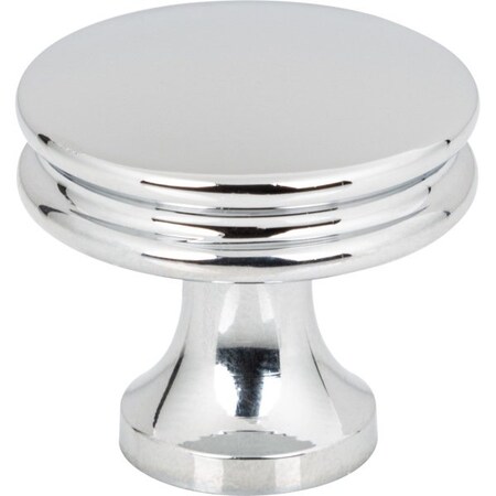 Jeffrey Alexander 1-1/4" Diameter Polished Chrome Marie Cabinet Knob 445PC